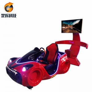 Racing Simulator VR Machine Global venta caliente parque temático equipo de tres ejes vr racing car